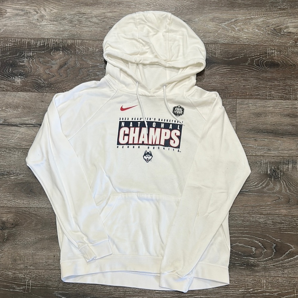 Nike White National Champs Hoodie